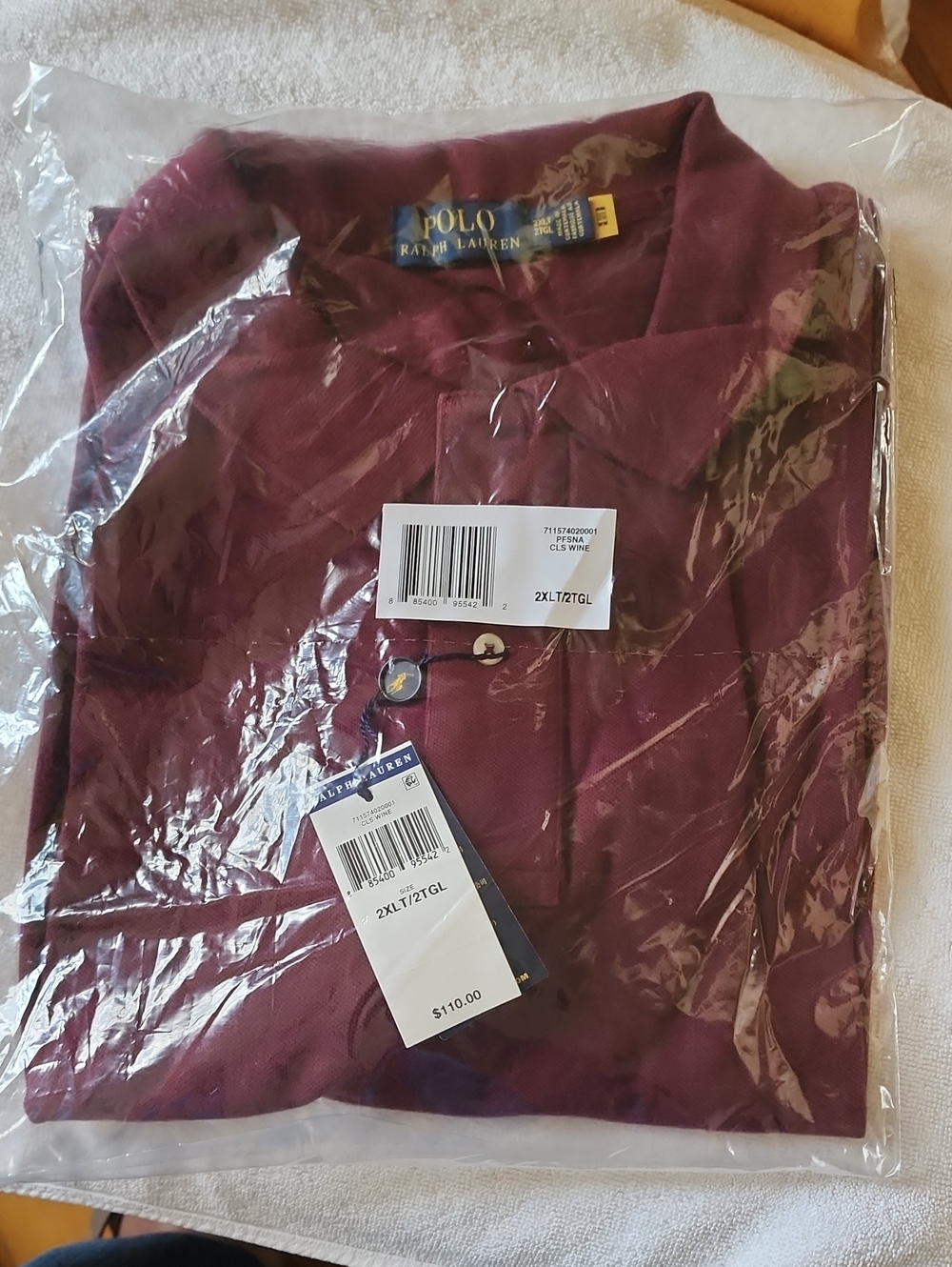 Polo by Ralph Lauren Men's Short-Sleeve Polo Shirt - Wine